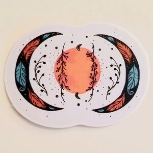 10/$10 Moon Sticker